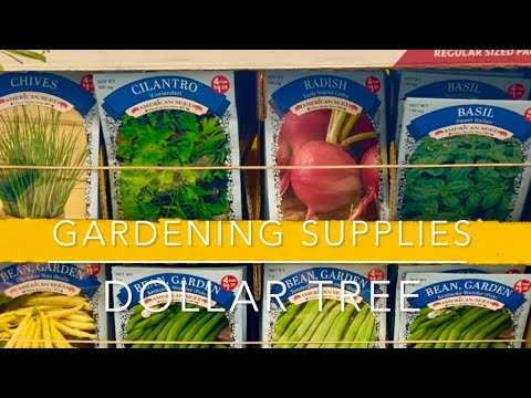 Dollar Tree Haul and Garden Supplies Dollar Tree Haul and Garden Supplies