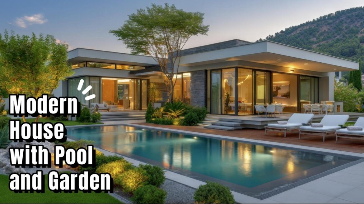 Modern House with Pool and Garden Design Trend Ideas 2025 | Elegant Outdoor Living Inspiration. Modern House with Pool and Garden Design Trend Ideas 2025 | Elegant Outdoor Living Inspiration.