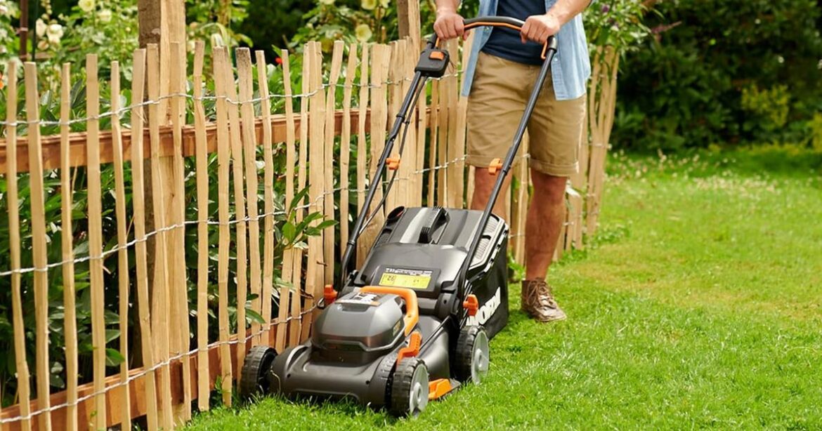 Gardeners race to buy Amazon Prime Day cordless lawn mower and strimmer bundle Ipso logo