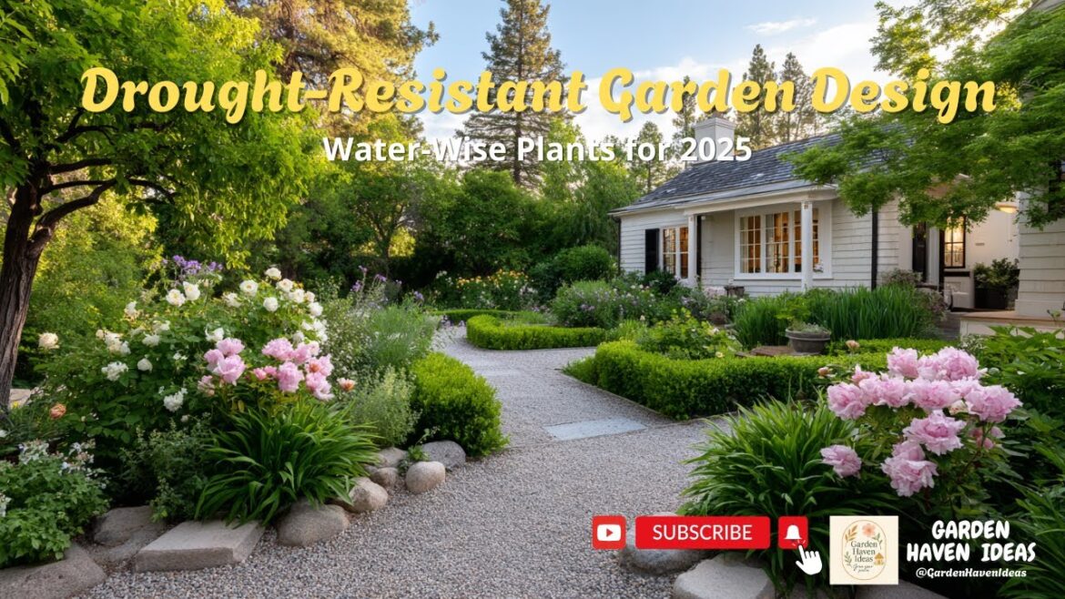 🌿 Drought-Resistant Garden Design 🌵 | Water-Wise Plants for 2025 💧🌞
