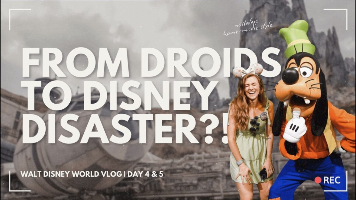 Walt Disney World Vlog | Day 4 & 5 | Droid Depot, Characters + Flower & Garden Festival | May 2025