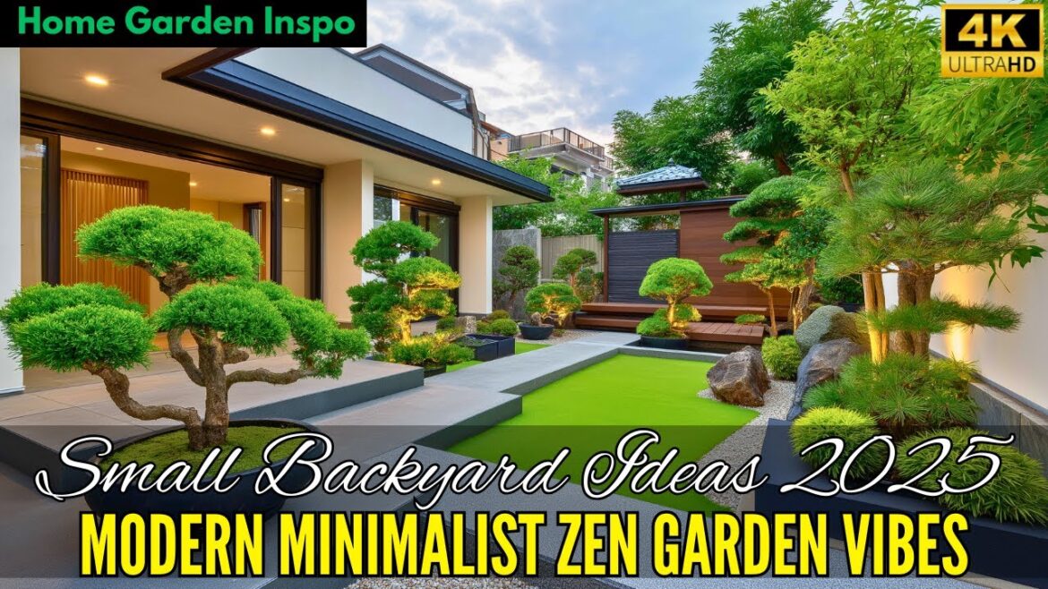 Zen Garden Ideas in Modern Minimalist Backyard Design | Home Garden Inspo