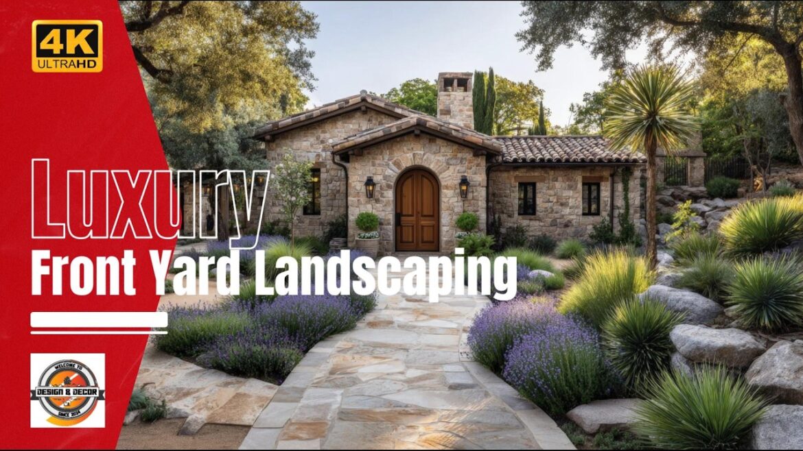 The Ultimate Guide to Luxury Front Yard Landscaping | Lush English Cottage Charm & Terraced & Sloped