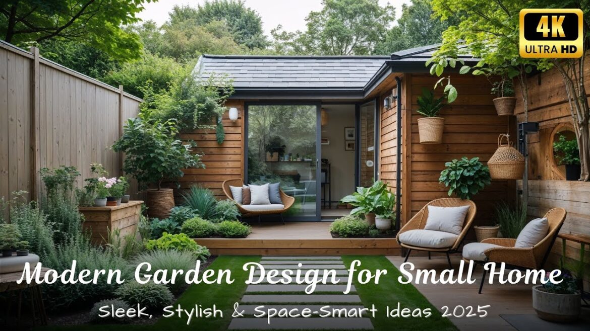 Modern Garden Design for Small Home Outdoor Landscape | Sleek, Stylish & Space-Smart Ideas 2025
