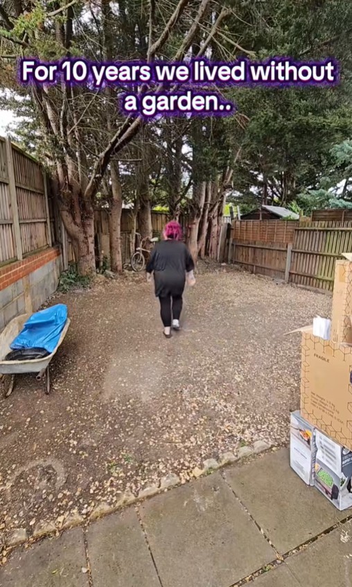 My council house garden was a drug den with baggies hidden  I transformed it for my kids with £1k from strangers, TAKEN WITH NO PERMISSION:, https://www.tiktok.com/@stefanielockyer/video/7526823904980012310