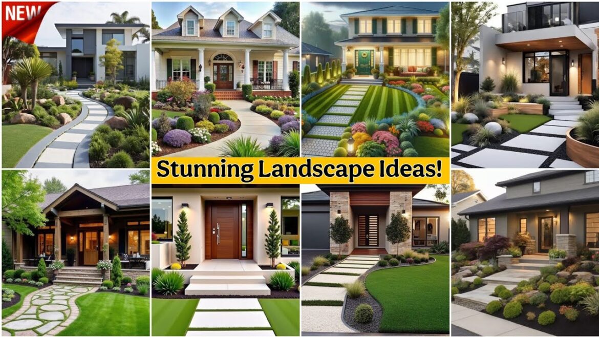 modern home frontyard landscaping design | transforming your front yard | landscape ideas  | modern home frontyard landscaping design | transforming your front yard | landscape ideas  |