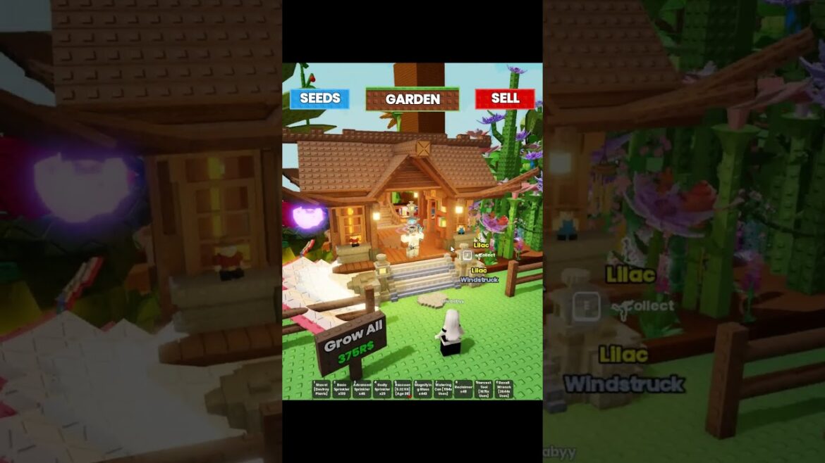 cleanest & craziest garden design in GAG🌱 Roblox