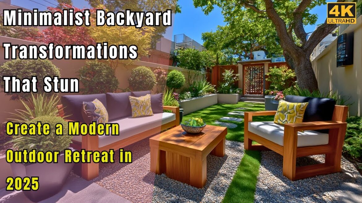 Minimalist Small Backyard Garden Ideas 2025: Turn a Small Space Into an Outdoor Paradise