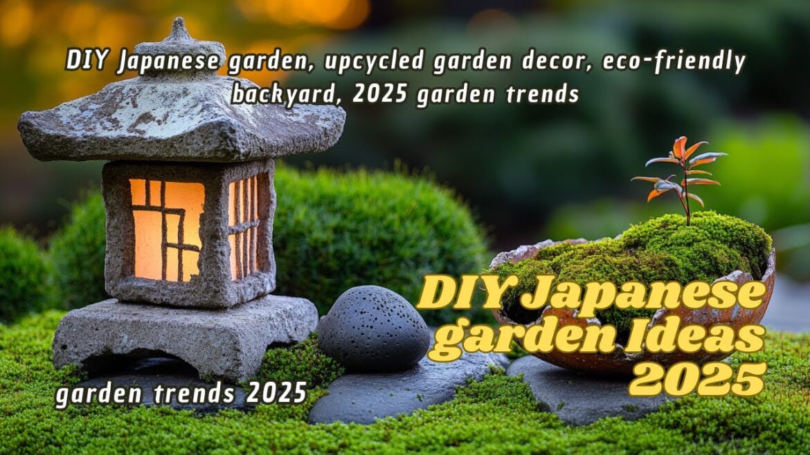DIY Japanese Garden Decor: Transform Trash into Tranquility with These Repurposed Items