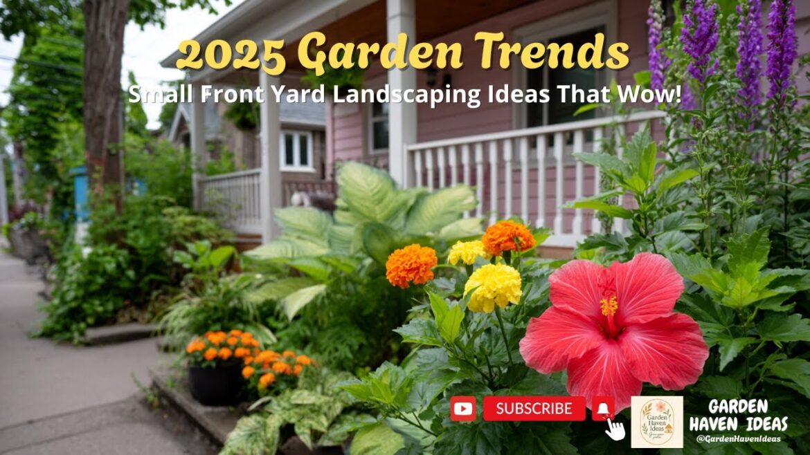 🌿 2025 Garden Trends | Small Front Yard 🌼 Landscaping Ideas That Wow!