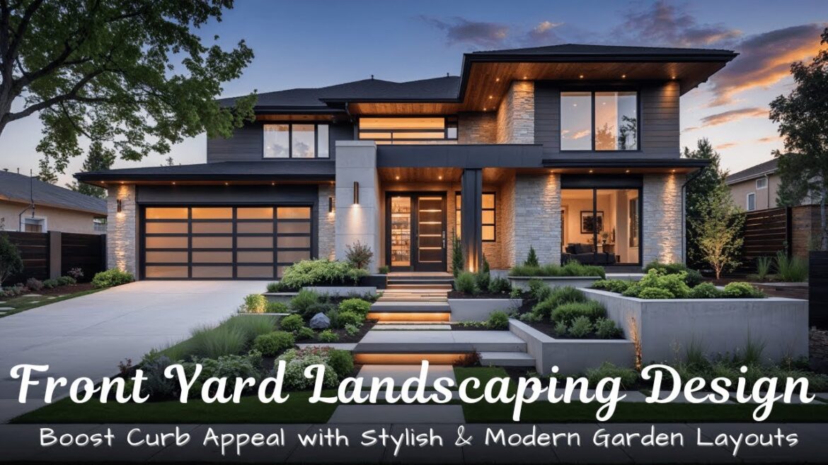 Front Yard Landscaping Design Ideas 2025 | Boost Curb Appeal with Stylish & Modern Garden Layouts