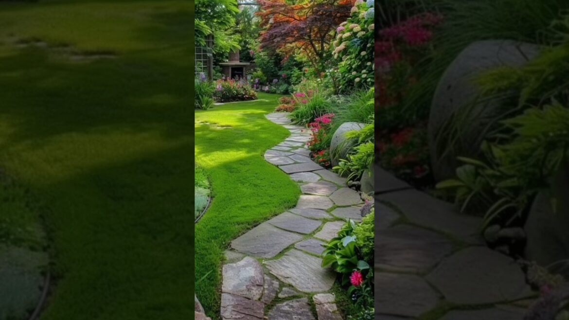 Front yard Garden Landscaping Ideas #shortsfeed #shorts #ytshorts #youtubeshorts
