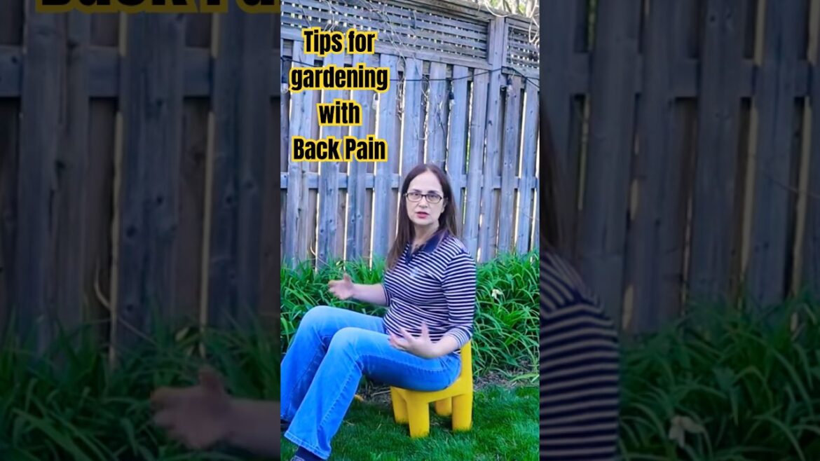 Tips for Gardening with Back Pain