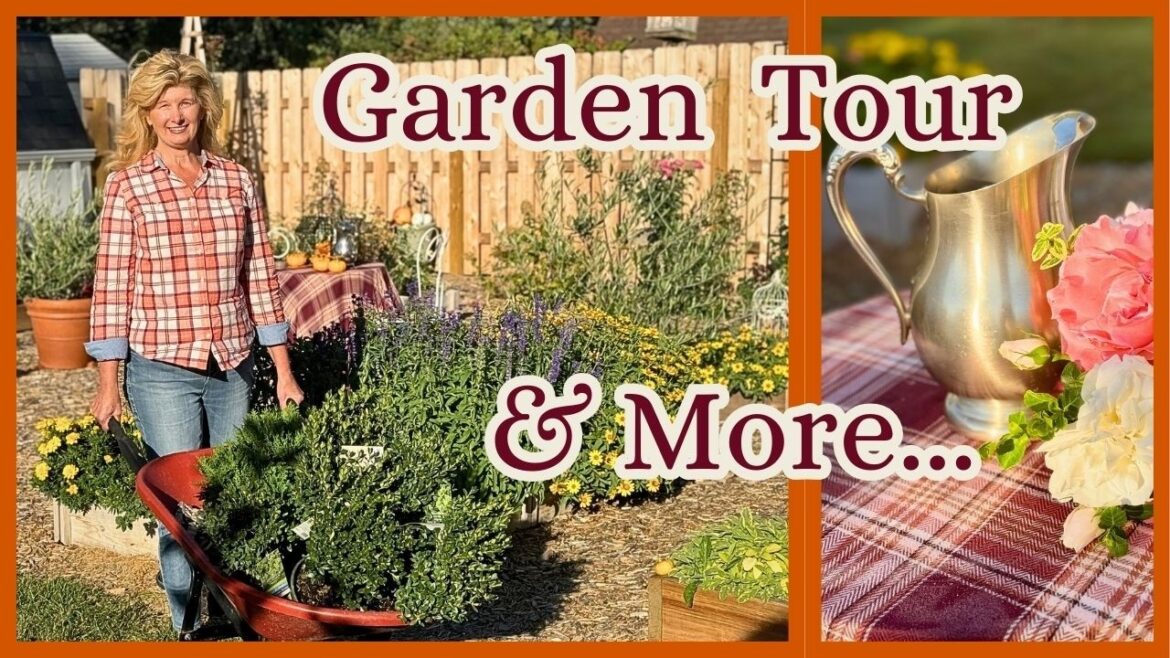 Thrifted Garden Ideas~October Fall Garden Tour Thrifted Garden Ideas~October Fall Garden Tour