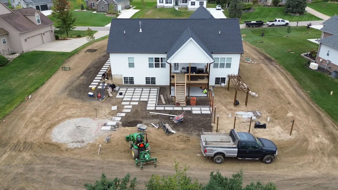 Japanese Garden Install: New Construction Seeding & Landscape