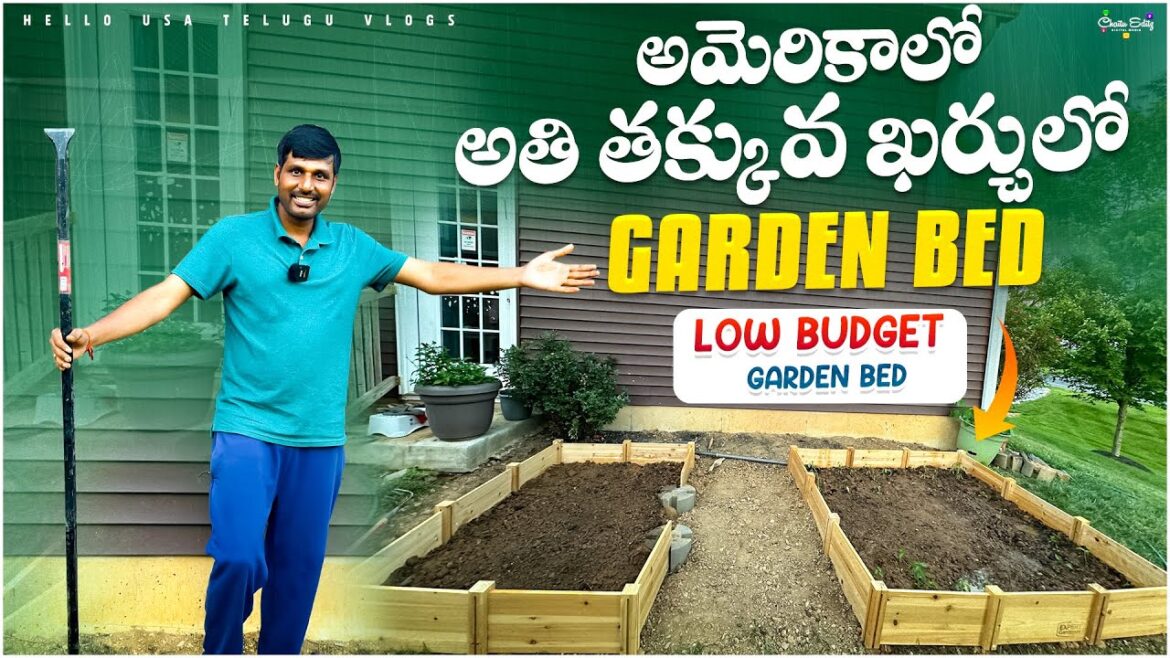 అమెరికాలో Garden Bed ఎలా తయారుచేయాలి? | Easy Gardening Tips in USA – Hello USA Telugu Vlogs అమెరికాలో Garden Bed ఎలా తయారుచేయాలి? | Easy Gardening Tips in USA – Hello USA Telugu Vlogs