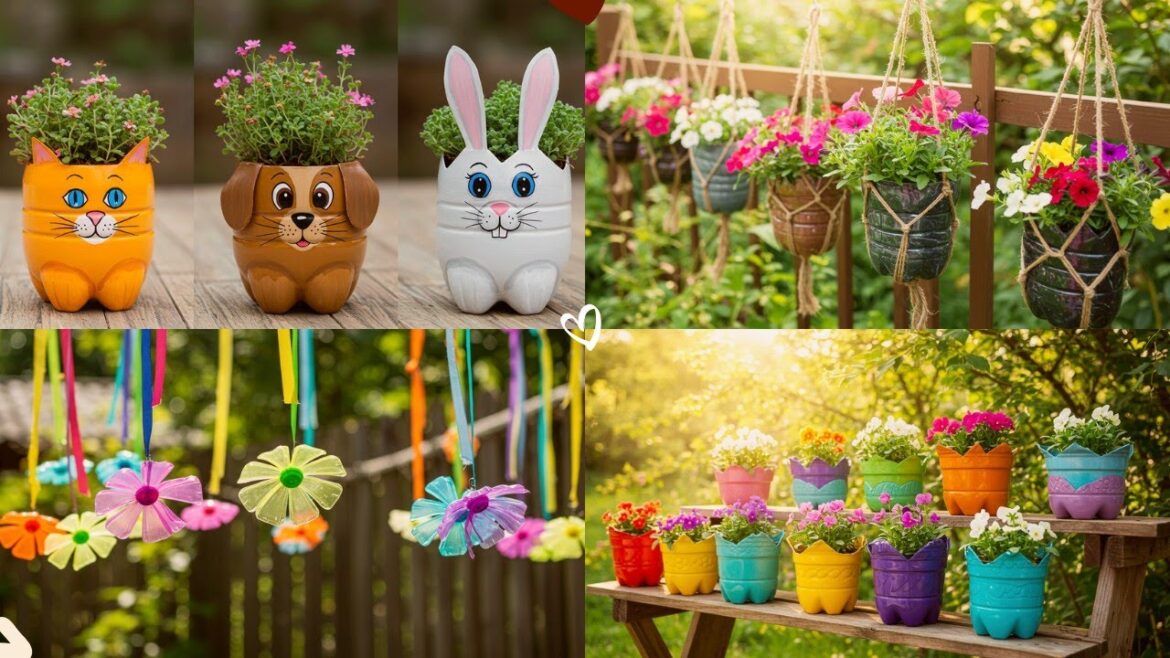 Unique Plastic Bottle Craft Ideas for a Small Front Yard Garden π§ Creative and Eco-Friendly! Unique Plastic Bottle Craft Ideas for a Small Front Yard Garden π§ Creative and Eco-Friendly!