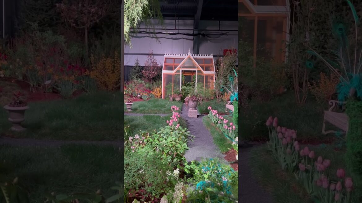 Garden display at Vermont Flower Show