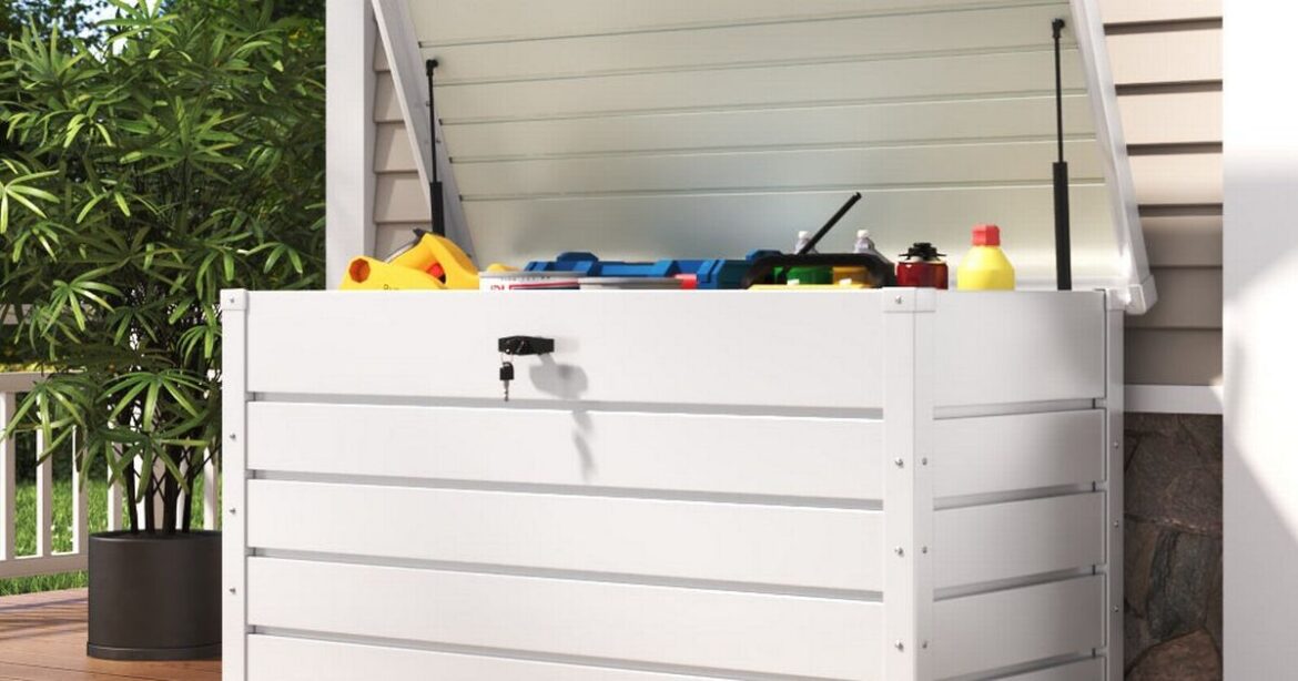 ‘Robust and sturdy’ lockable garden storage box with ‘large capacity’ now £28 off Ipso logo