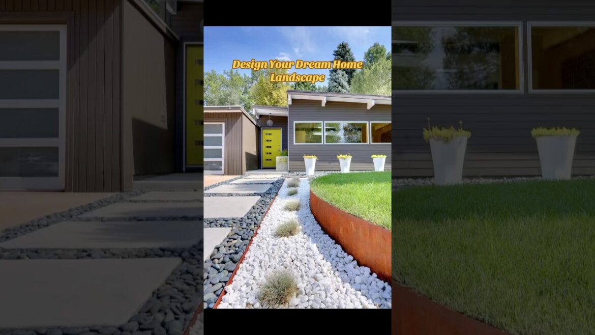 Design Your Dream Home Landscape 🏡#landscape #shorts