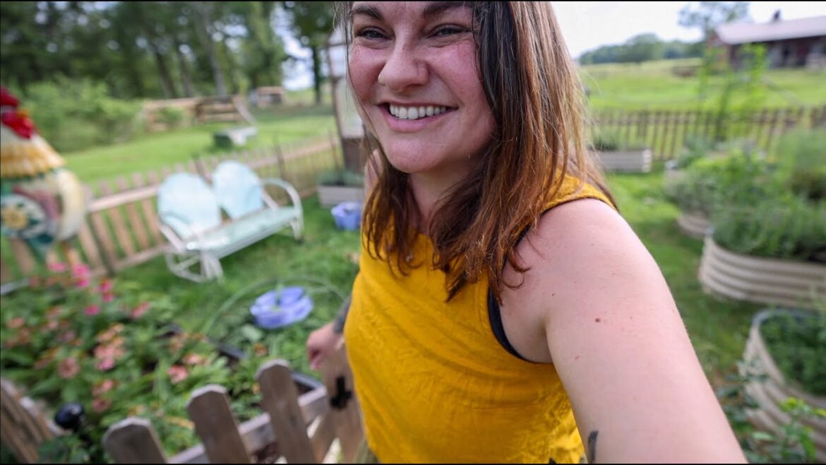 A garden full of tea & the cutest tiny calf | VLOG