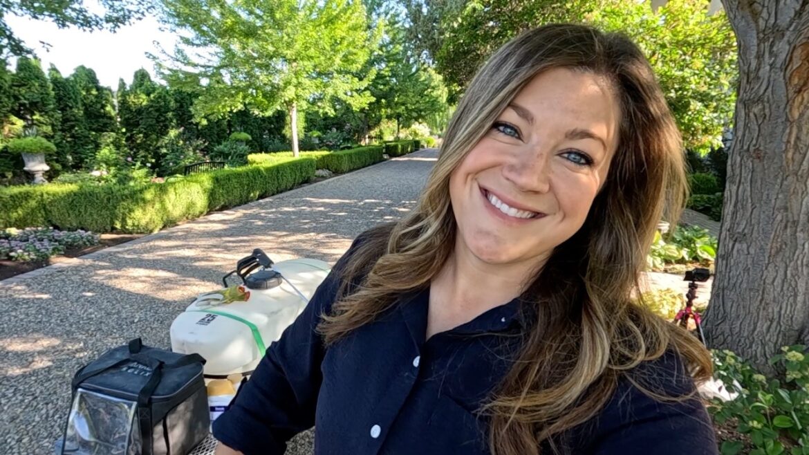 Spraying for Budworms & Pumpkin/Corn Update! 🐛🎃🌽 // Garden Answer