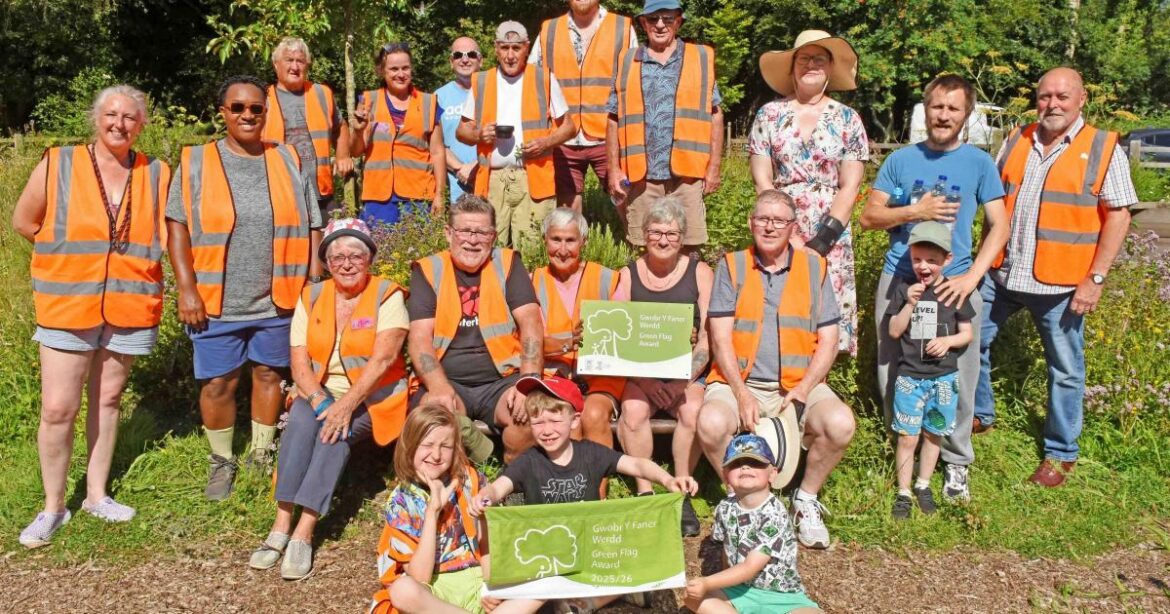Betws Park community garden wins Green Flag Community Award