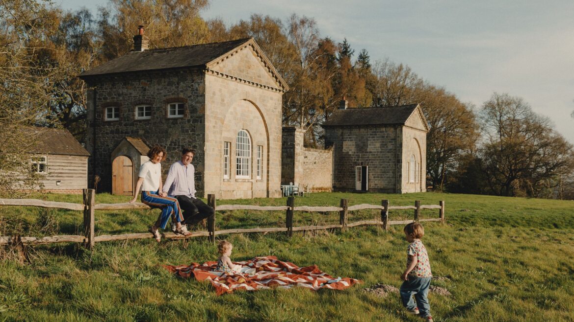 An eccentric pair of Georgian follies transformed into a gloriously creative family home