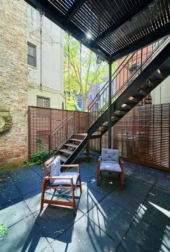 Suggestion: hanging plants on NYC patio