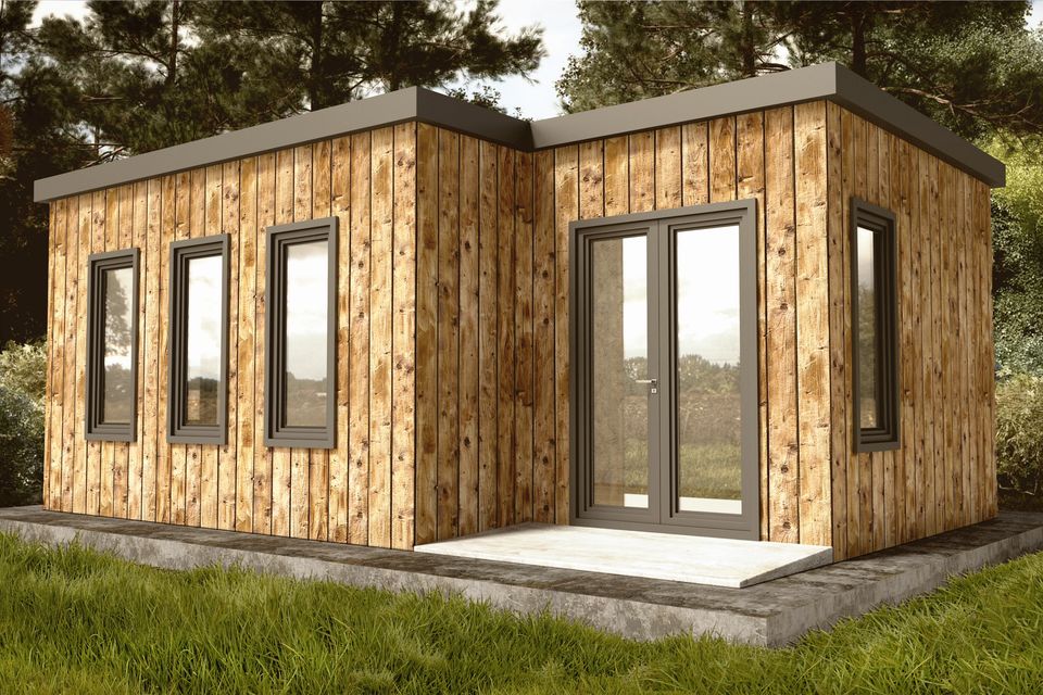 Garden cabins are easy and quick to install. Photo: Getty