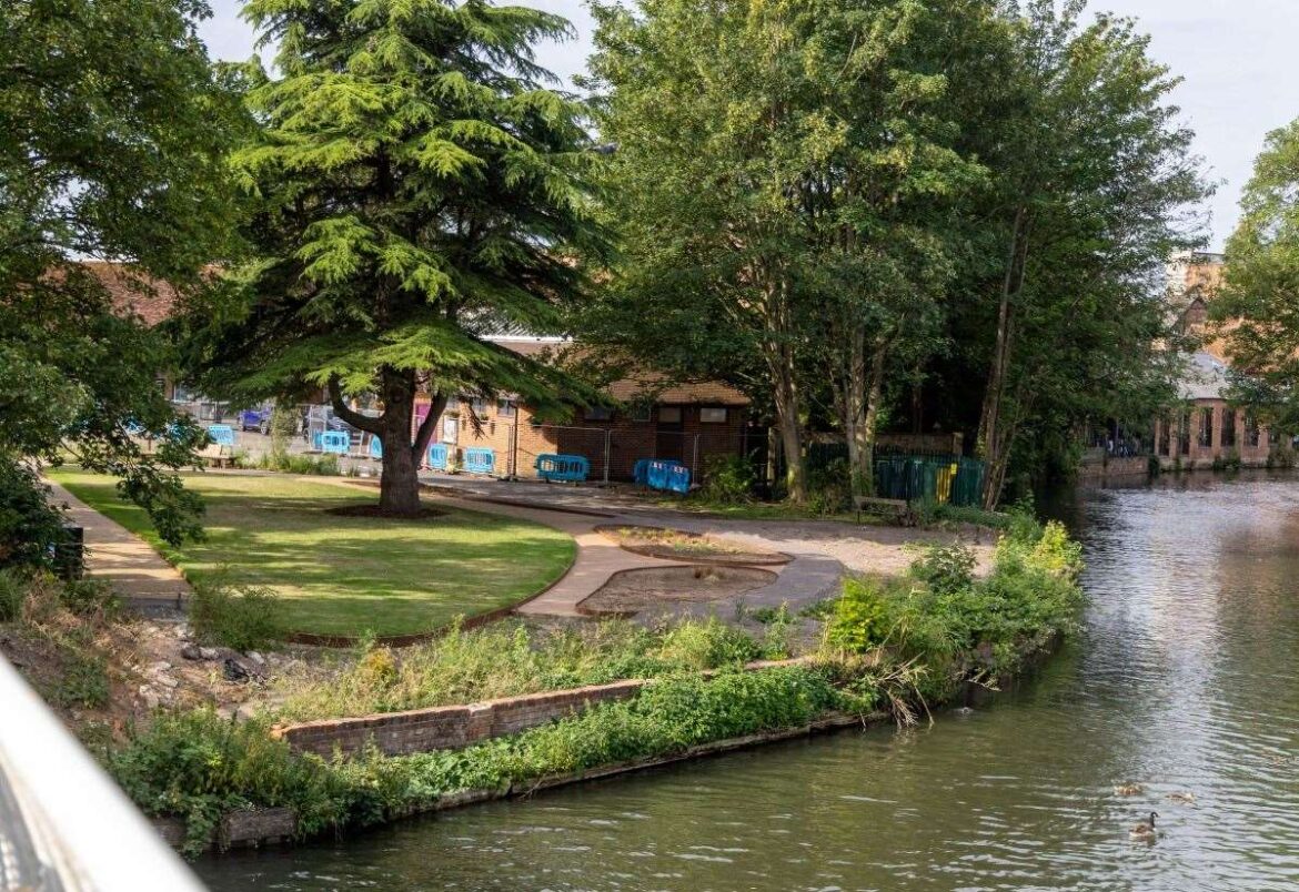 Part one of the Newbury Peace Garden set to open