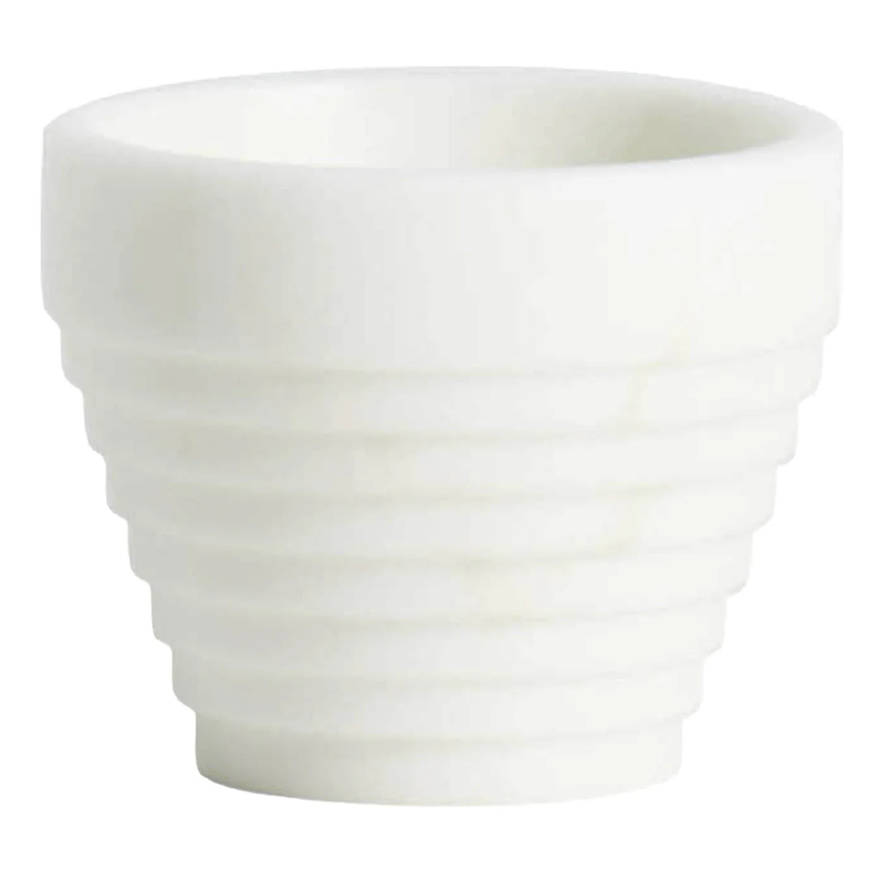Guggenheim Small White Michelangelo Pot by Michele Chiossi