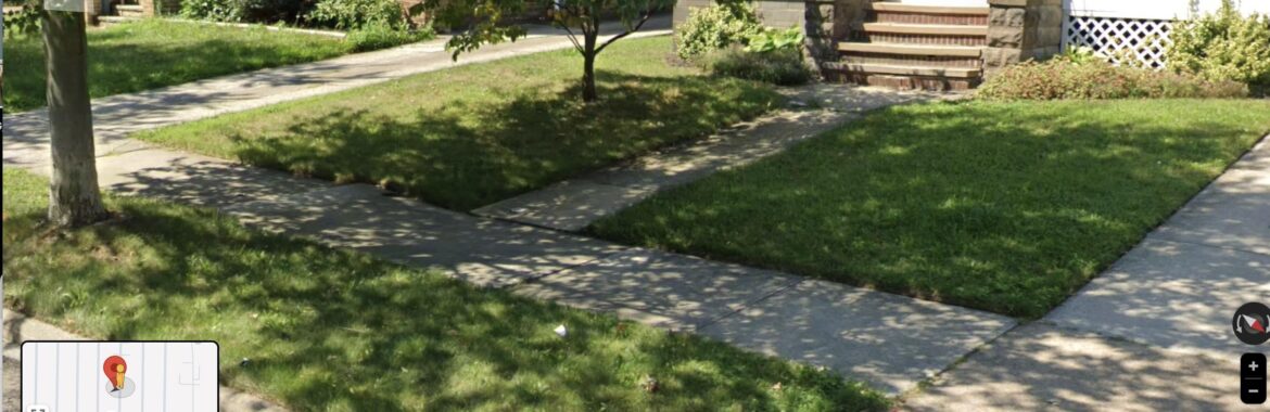 This is my lawn. It's tiny, but it's mine. I've never had a lawn before. It seems silly to invest in a gas mower for this. Do you think a "reel" mower can do the job?