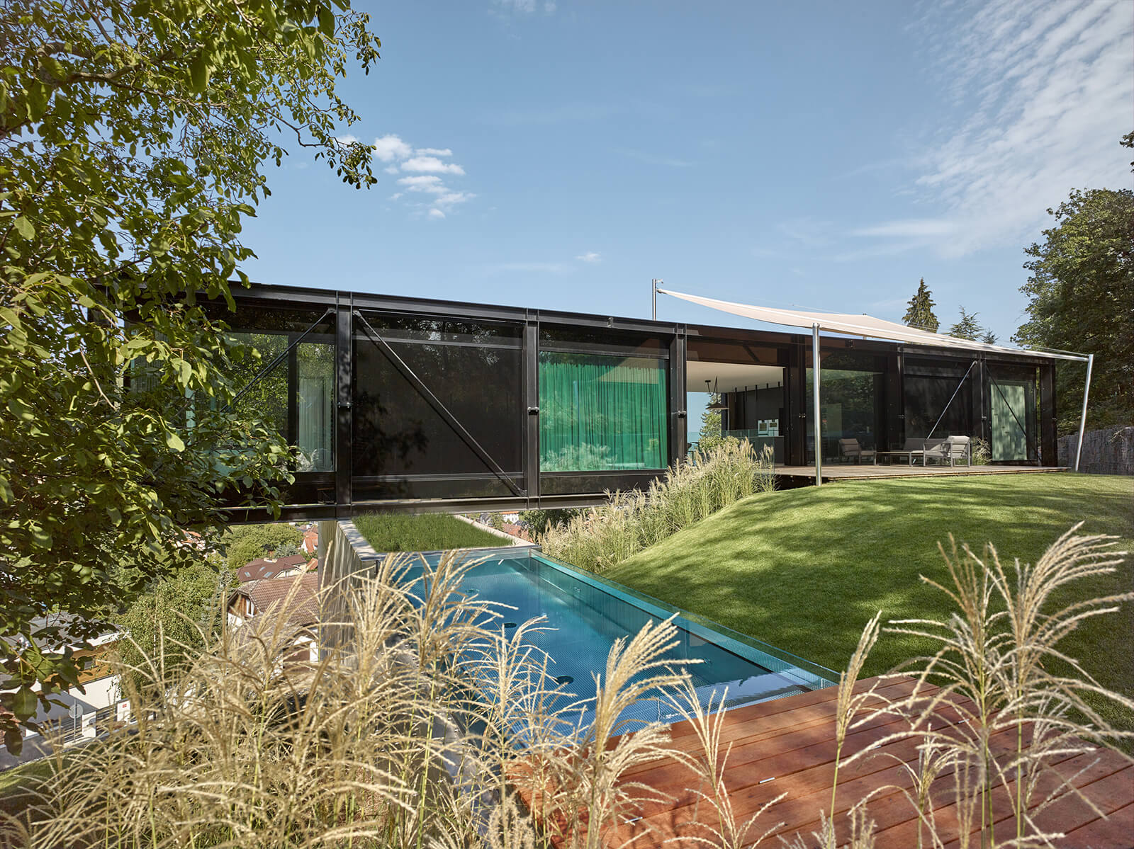 Swimming pool area in the villa  | Villa Sidonius | Stempel & Tesar architekti | STIRworld