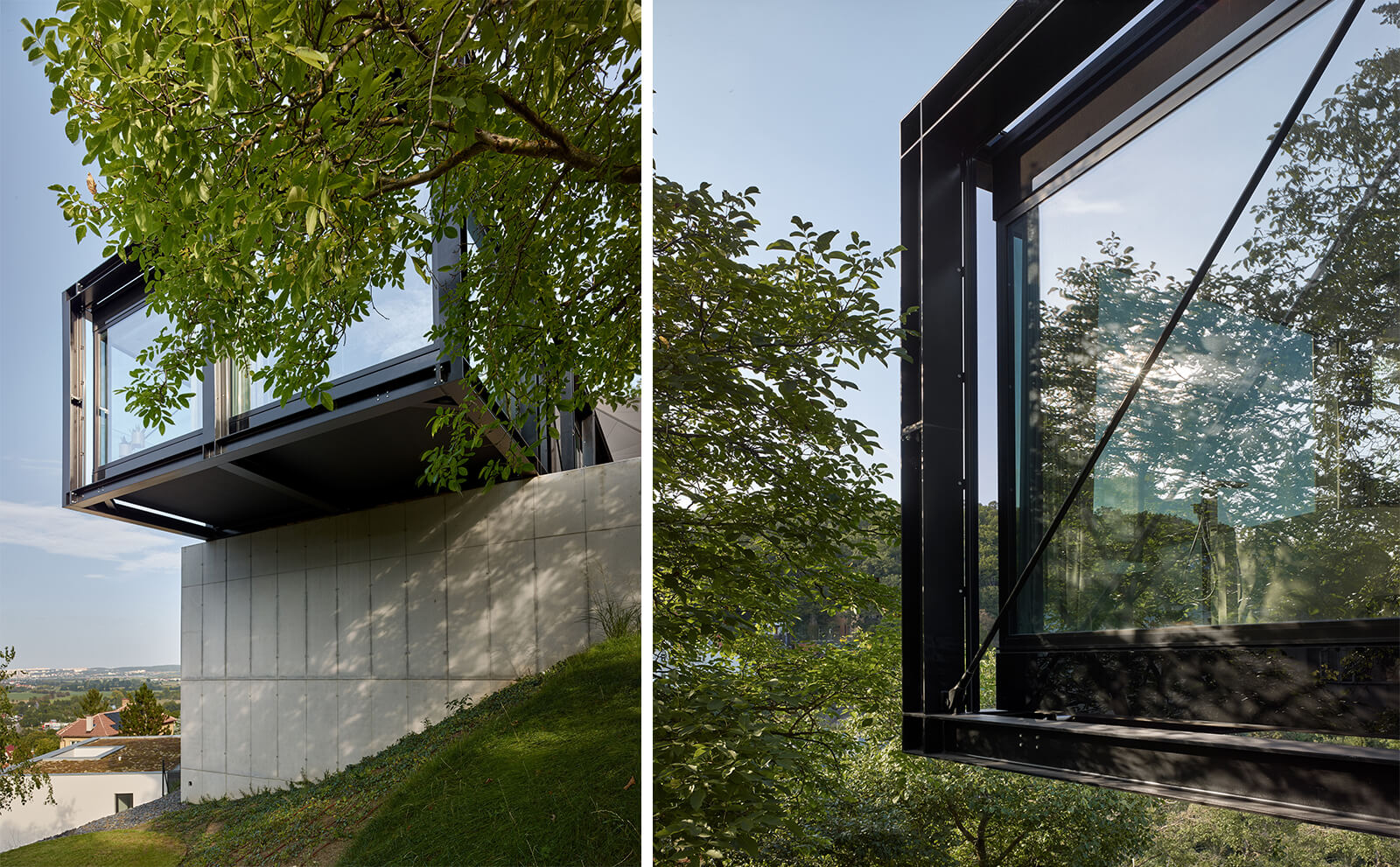 The villa features a prefabricated steel structure | Villa Sidonius | Stempel & Tesar architekti | STIRworld