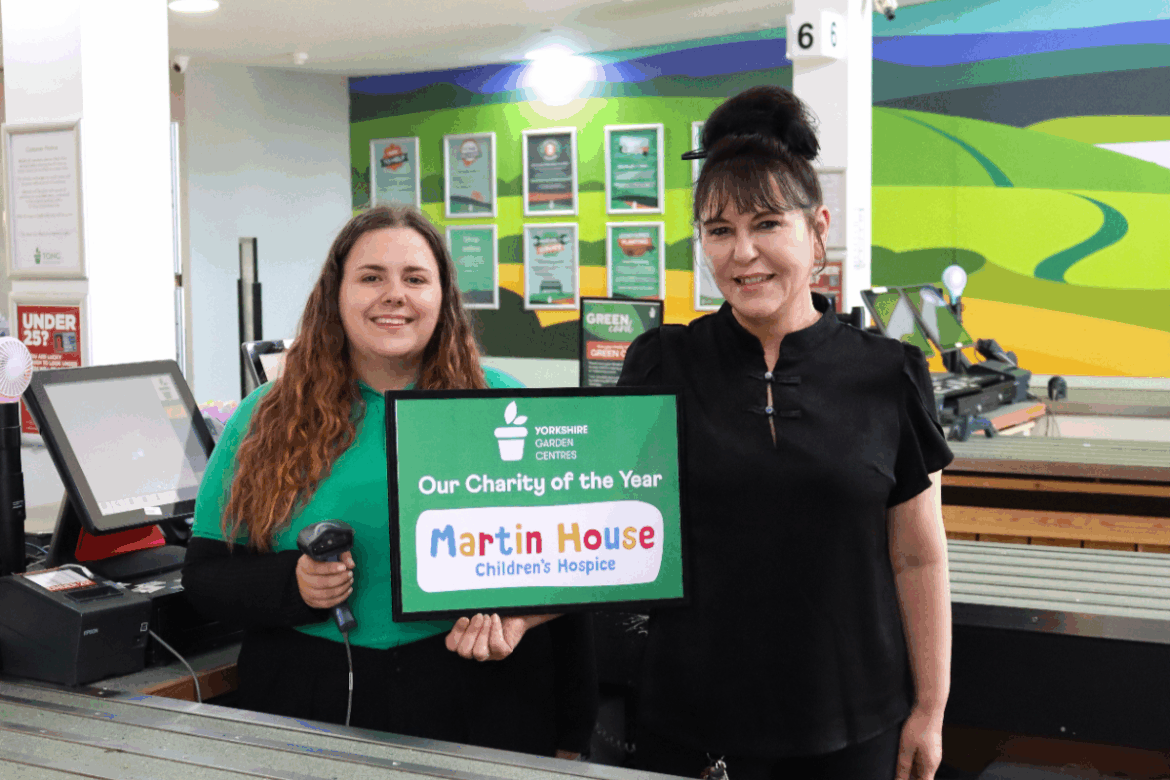 Yorkshire Garden Centre Group Raises over £11,000 from Till Donations in Two Months Yorkshire Garden Centre Group Raises over £11,000 from Till Donations in Two Months
