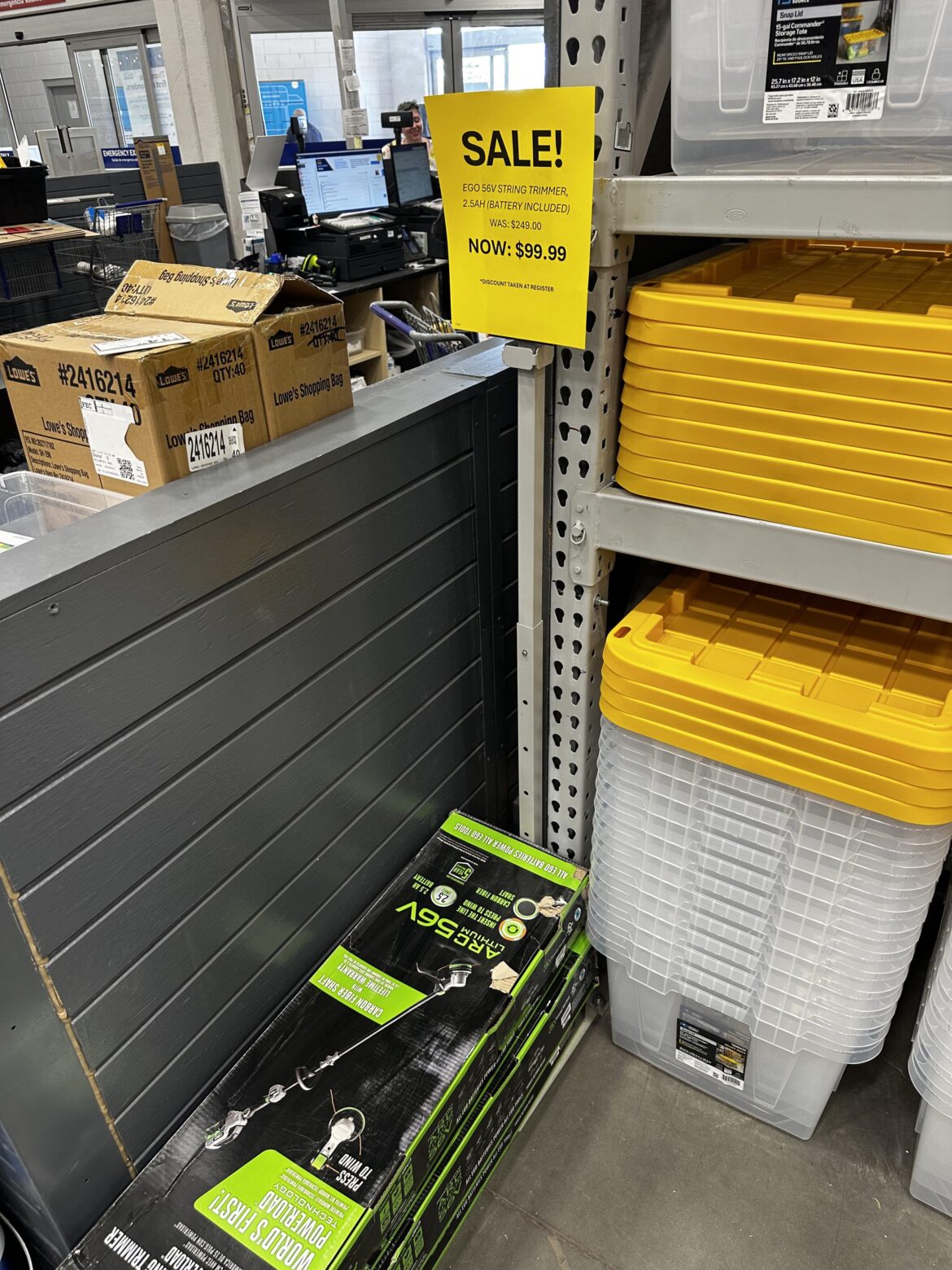 Got an absolute steal at Lowe’s Today