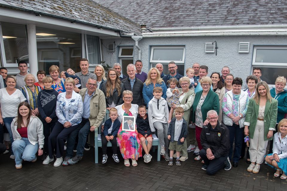 A special day at St Anne's Community Hospital in Cahersiveen as a new memorial garden was opened in memory of the late Francie O'Donoghue. Photo by Christy Riordan.