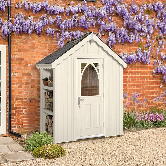 The Chelsea Shed, £4,999, a mini one for repotting the Chelsea Flower Show¿s plant of the year, Philadelphus Petite Perfume Pink