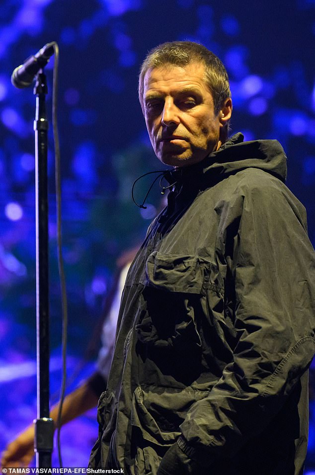 The Oasis singer who hired the professional gardener personally and would often encourage him to join him for a coffee or a cold beer. Pictured: Liam Gallagher performs in Budapest in 2024
