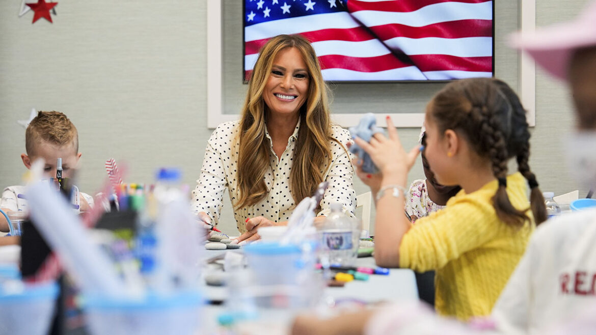 Melania Trump meets with patients, visits garden at Children’s National Hospital – NBC4 Washington