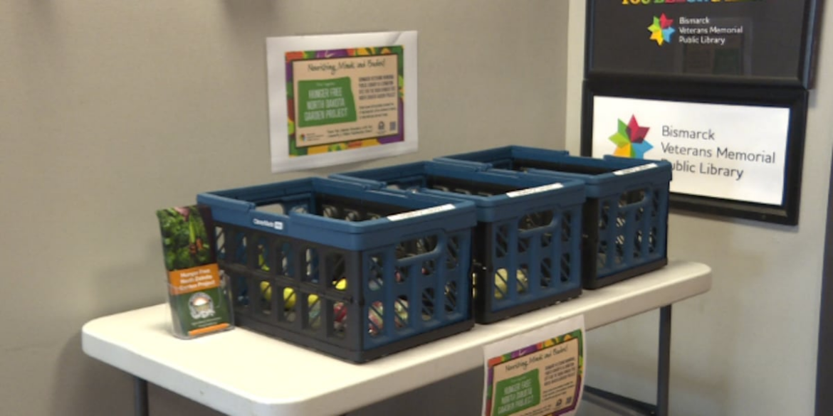 Bismarck Library opens Hunger Free North Dakota Garden project drop-off Bismarck Library opens Hunger Free North Dakota Garden project drop-off