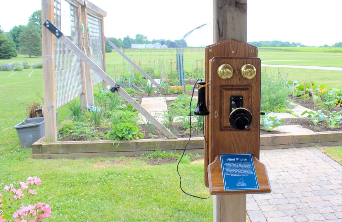 Wind phone at public library aids in grieving