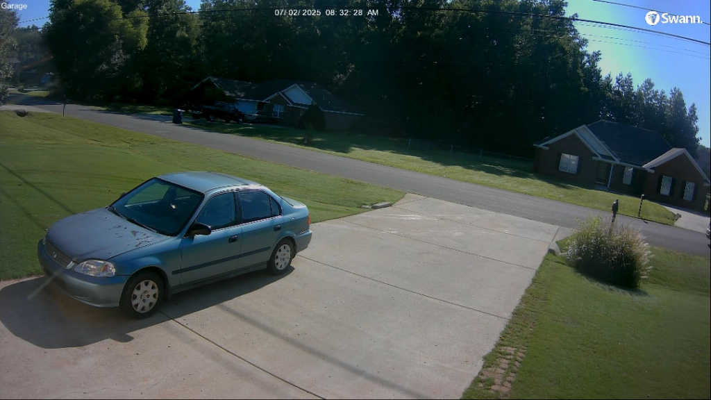 Neighbor decides to drive around his house through my lawn and driveway Neighbor decides to drive around his house through my lawn and driveway