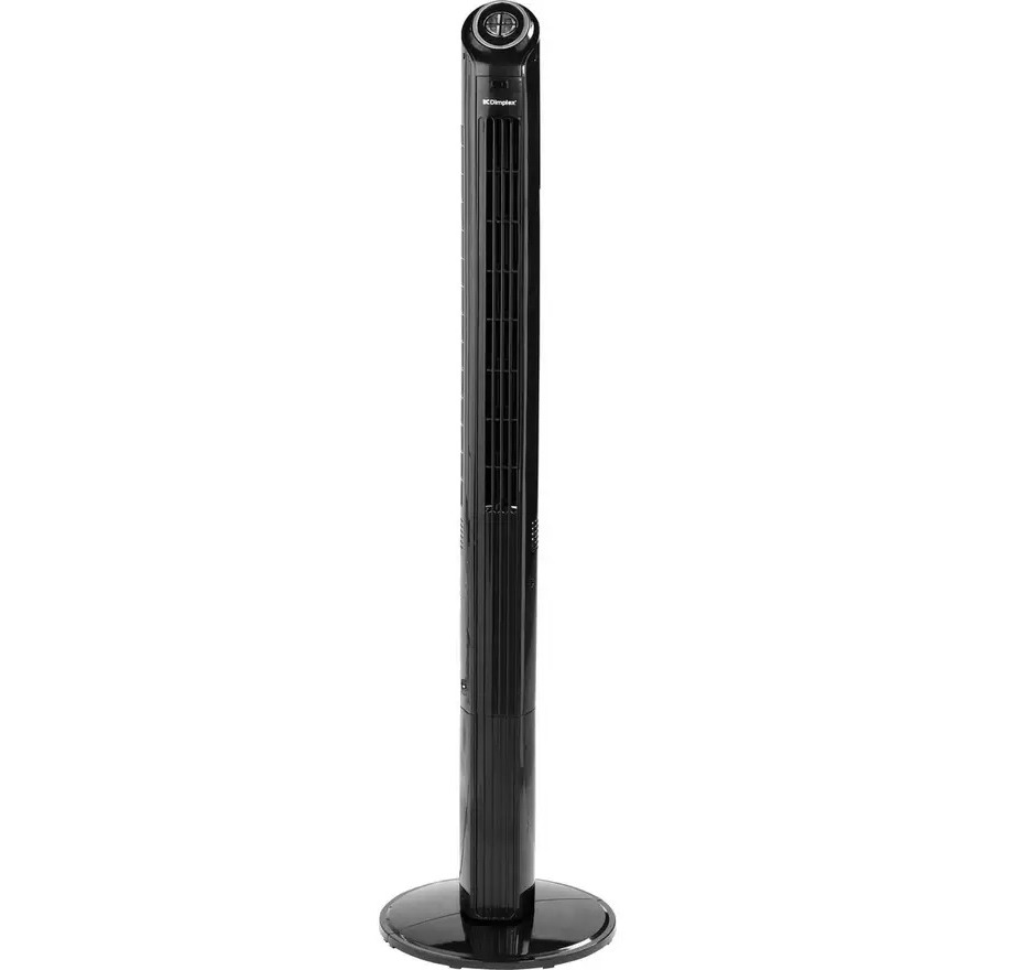 Black tower fan.