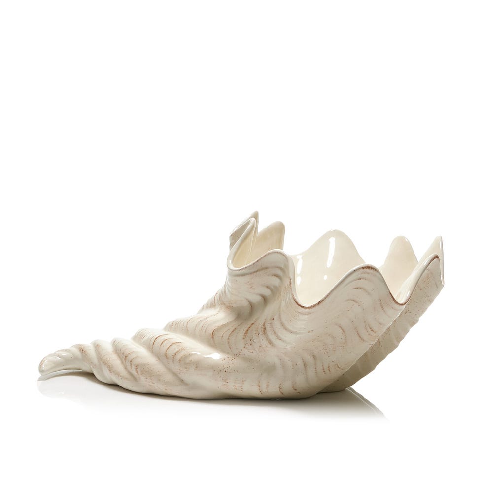 Riviera Large Decorative Ceramic Shell
