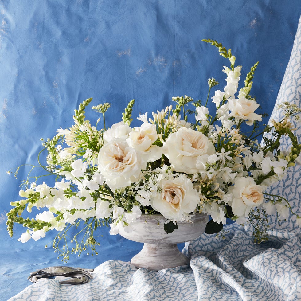 cancer flower arrangement roses snapdragons lily of the nile queen annes lace sweet peas