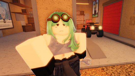 The mechanic in Dig on Roblox.