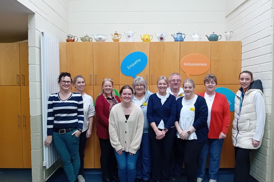 Staff of The Alzheimer Society of Ireland at Aughamore Day Care Centre in Sligo ahead of the official unveiling of a new sensory garden on Friday, 11th July.