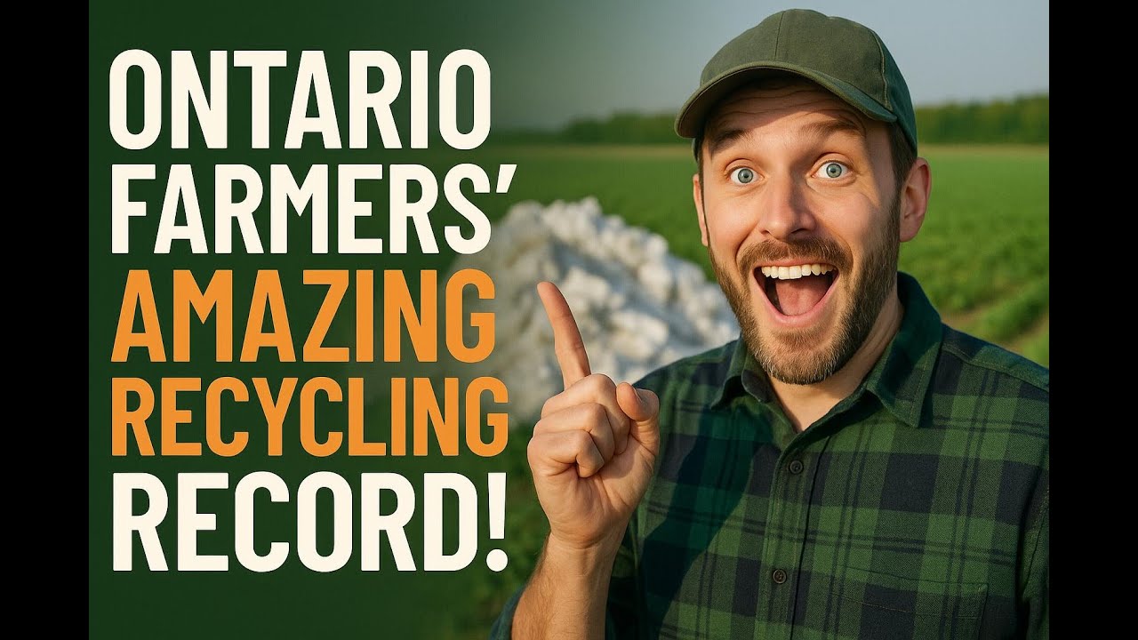 Ontario Farmers 2025 | 2.2 M kg Farm Plastic Recycling | Circular Economy & Sustainable Agriculture